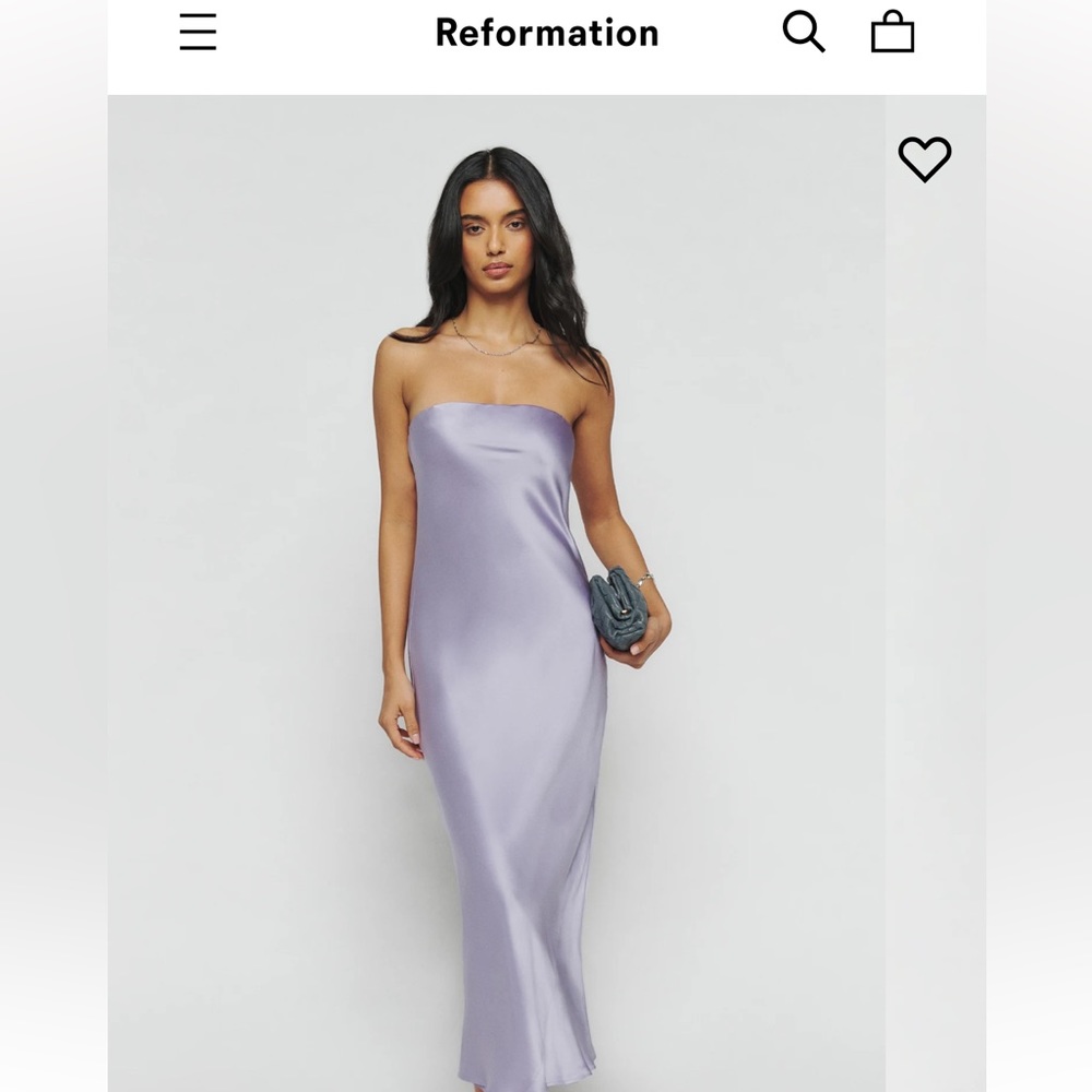 NWT Reformation Joana Silk Dress